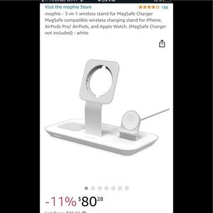 NIB 3 n 1 wireless stand Mophie